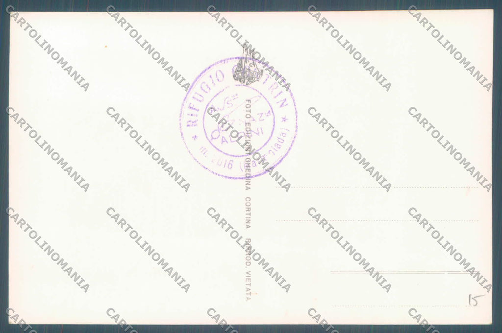 Trento Canazei Rifugio Contrin Marmolada Cima Ombretta Foto cartolina ZC4619 – retro