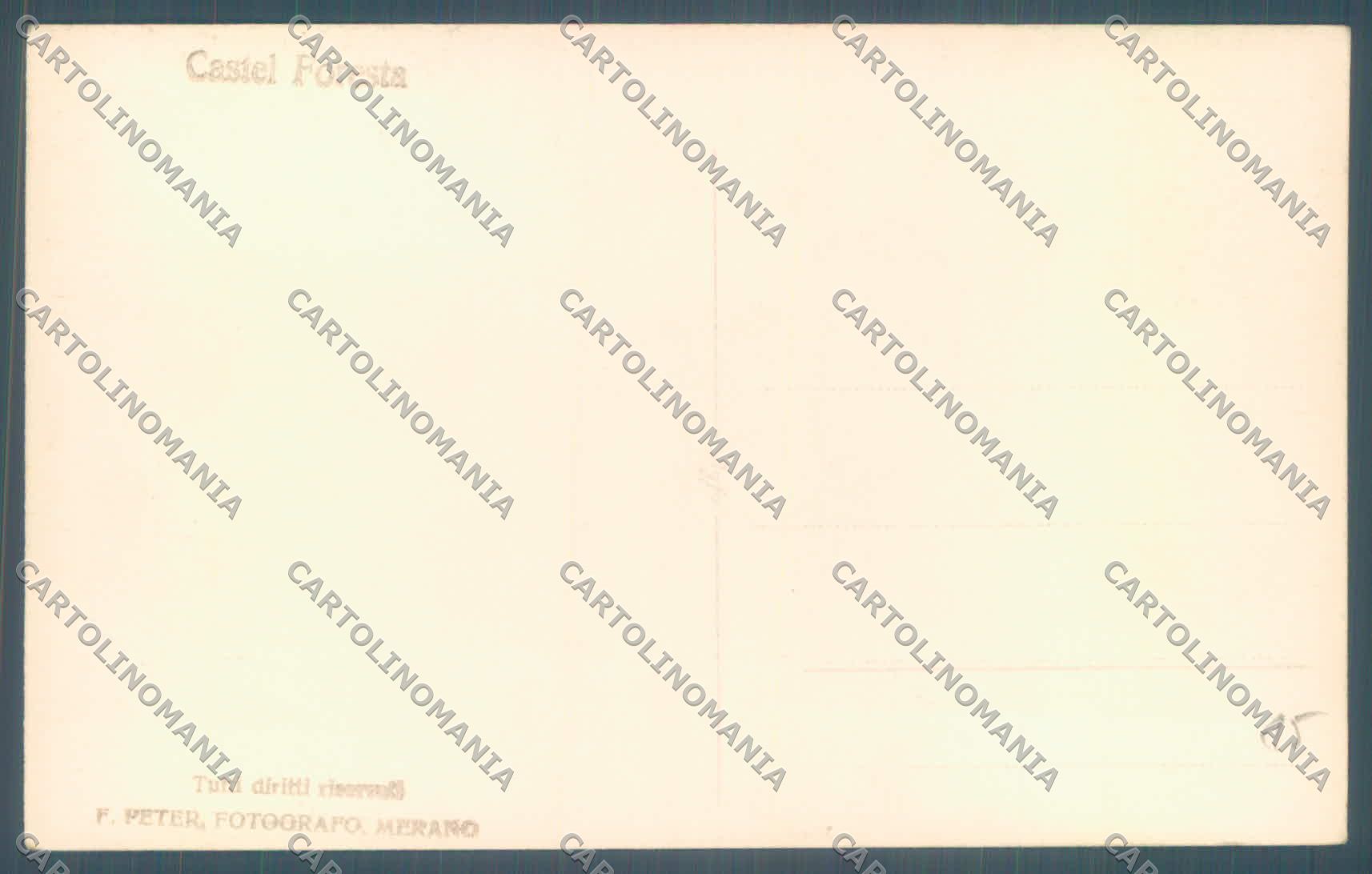Bolzano Lagundo Castel Foresta Foto cartolina ZC4650 – retro