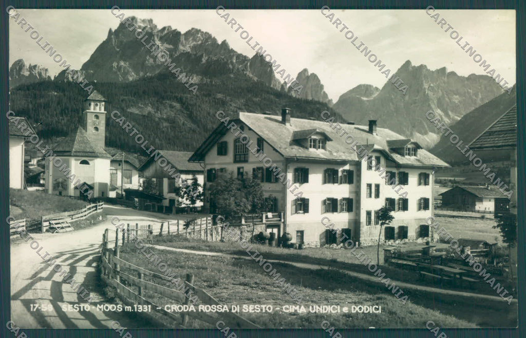 Bolzano Sesto Moso di Croda Rossa Cima Undici Dodici Foto cartolina ZC4672 – fronte
