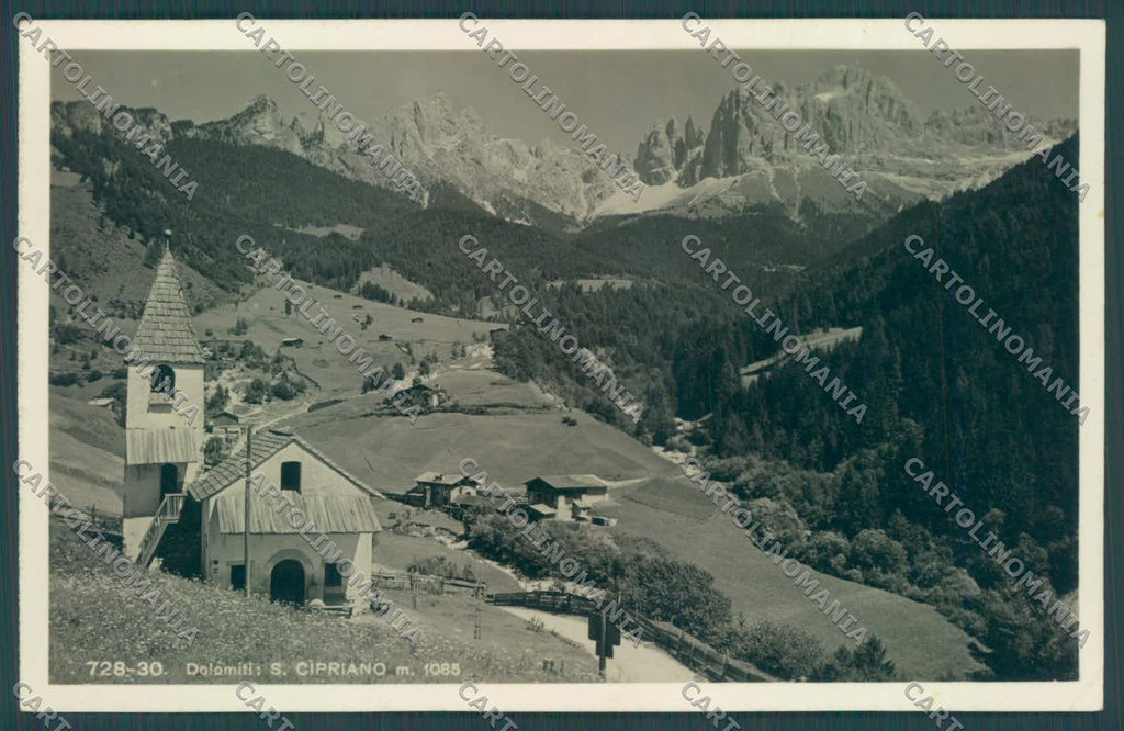 Bolzano Tires San Cipriano PIEGHINA Foto cartolina ZC4676 – fronte