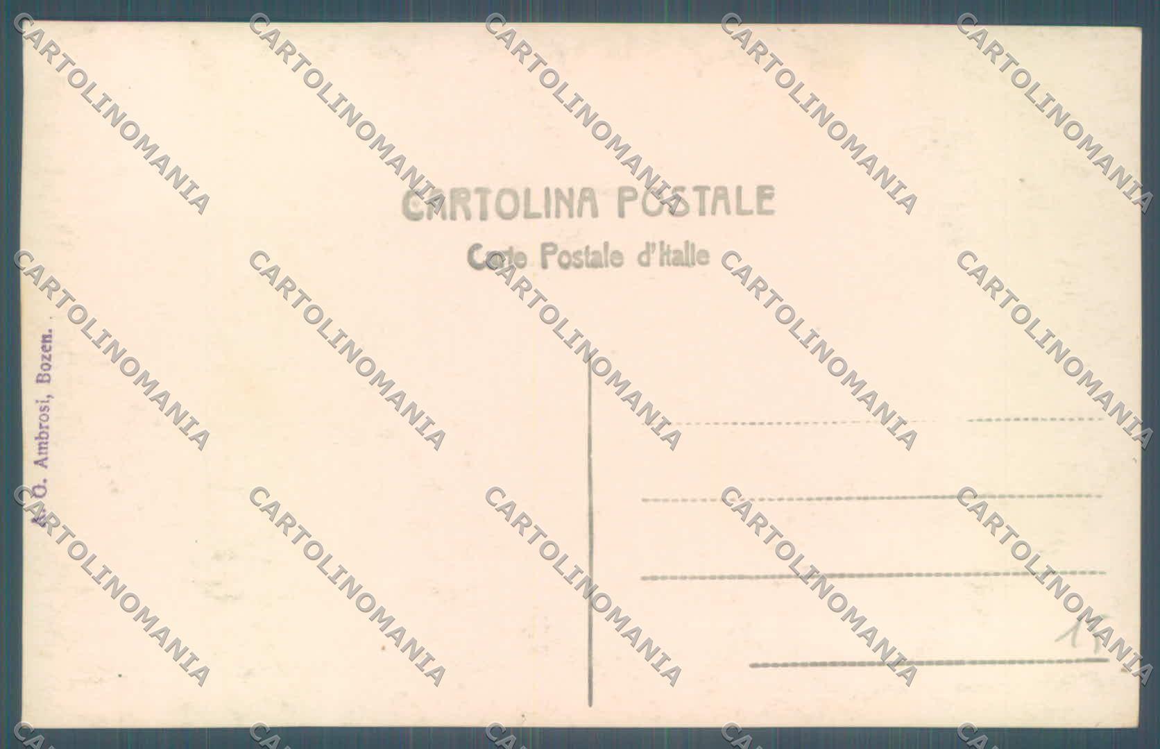 Bolzano Chiusa Castel Forte Foto cartolina ZC4685 – retro