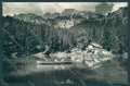 Belluno Cortina d'Ampezzo Lago Ghedina Barca Foto cartolina ZC4708 – fronte