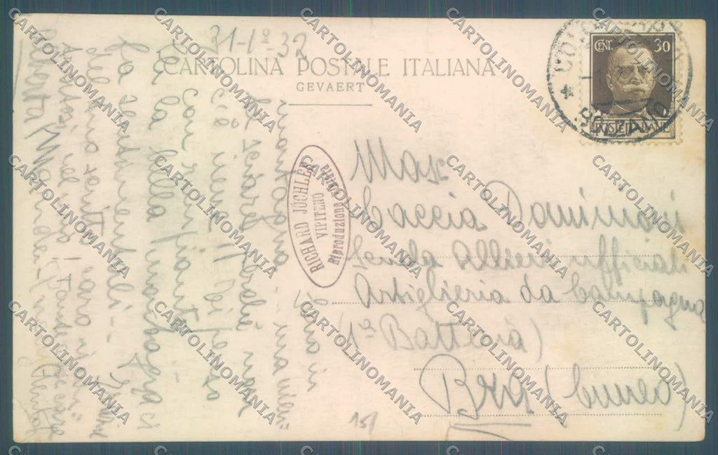Bolzano Colle Isarco PIEGHE STRAPPINO Foto cartolina ZC4712 – retro