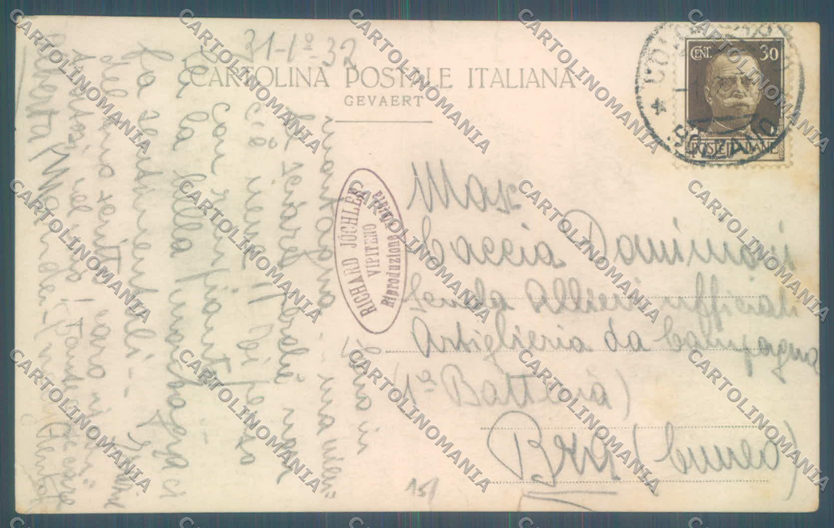 Bolzano Colle Isarco PIEGHE STRAPPINO Foto cartolina ZC4712 – retro