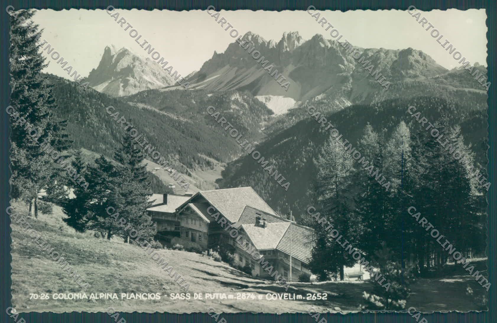 Bolzano Bressanone Colonia Plancios Sass de Putia Coveli Foto cartolina ZC4716 – fronte