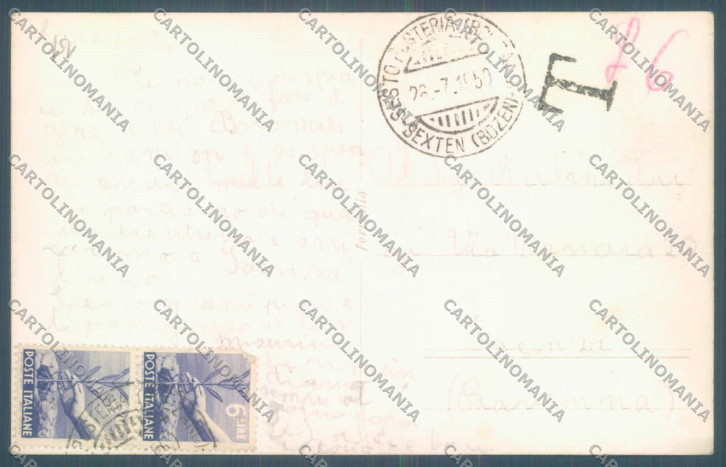 Bolzano Sesto Val Pusteria Foto cartolina ZC4717 – retro