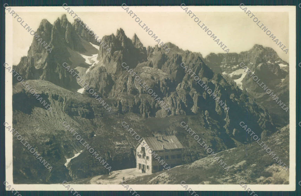 Belluno Cortina d'Ampezzo Rifugio Principe Umberto Foto cartolina ZC4722 – fronte
