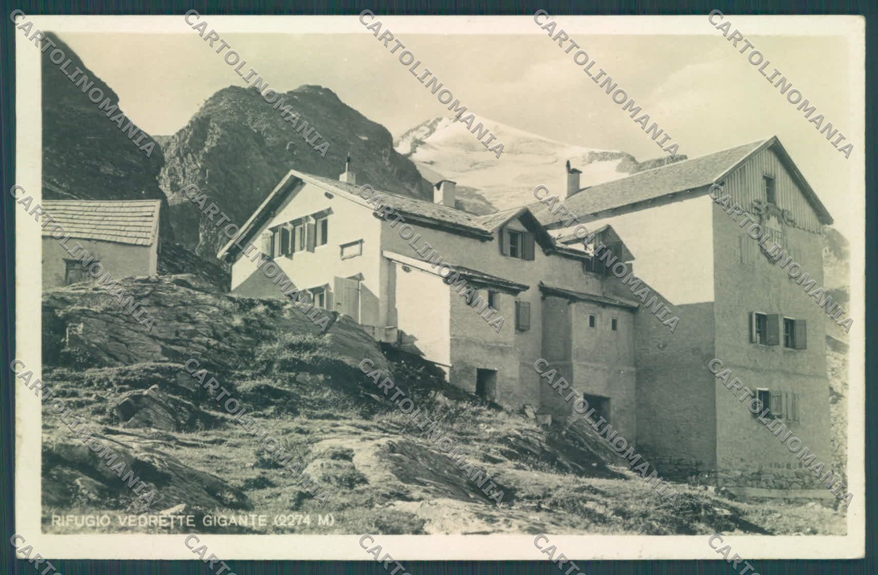 Bolzano Rifugio Vedrette Giganti Alpi Aurine Foto cartolina ZC4725 – fronte