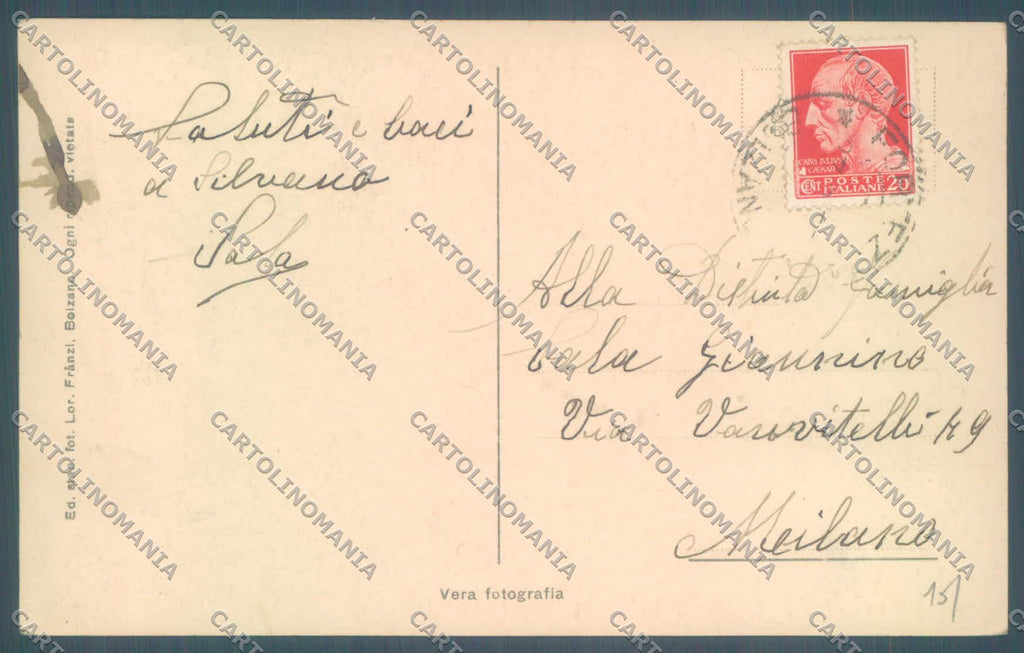 Bolzano Fortezza Foto cartolina ZC4749 – retro