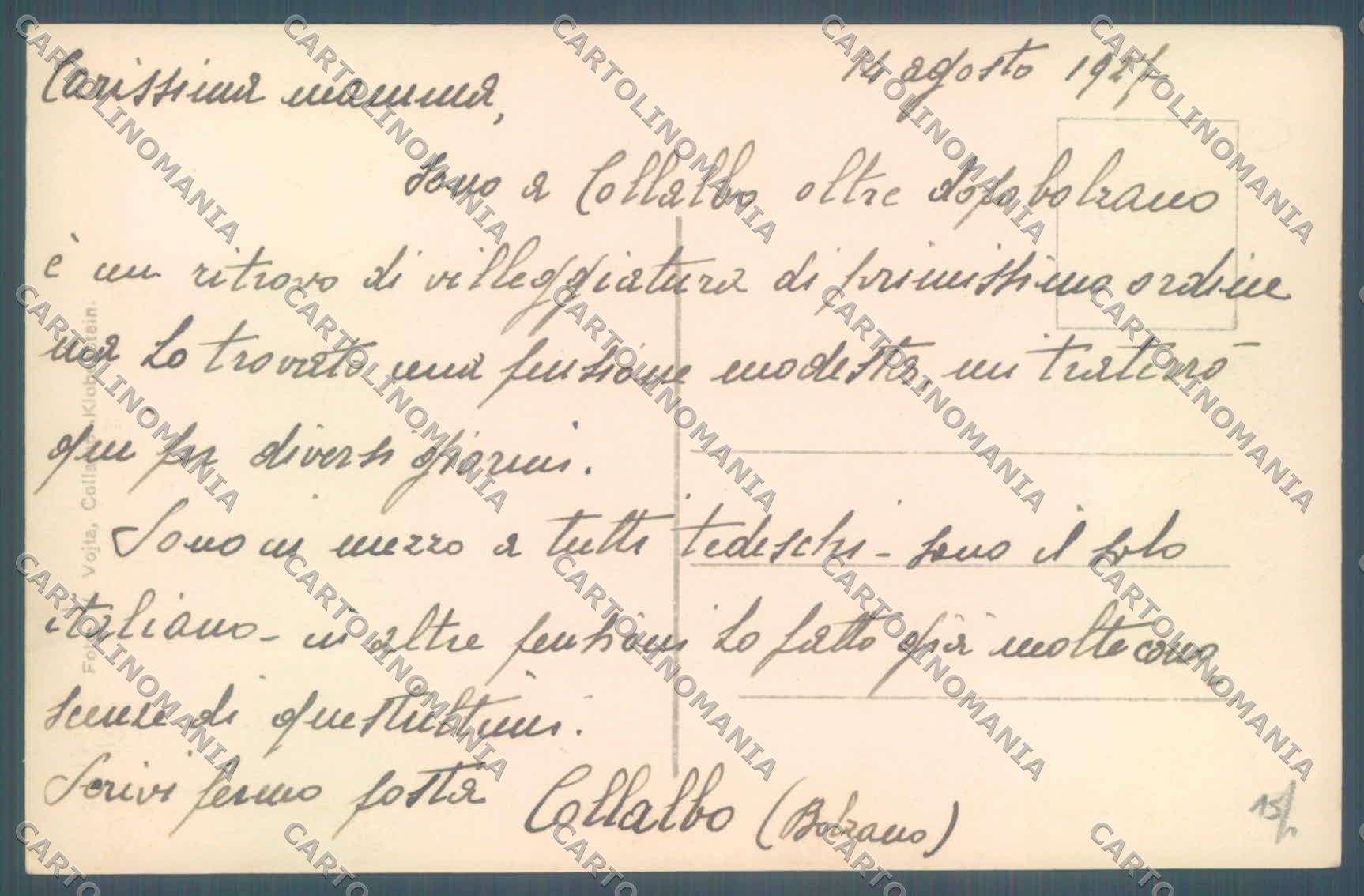 Bolzano Renon Collalbo Maria Saal Sciliar Foto cartolina ZC4751 – retro
