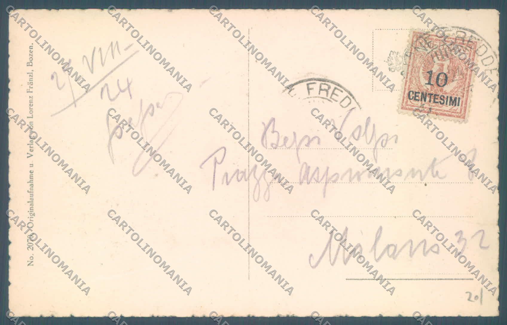 Bolzano Nova Ponente Novale cartolina ZC4820 – retro