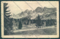 Trento Passo di Costalunga Catinaccio Tennis PIEGA cartolina ZC4827 – fronte