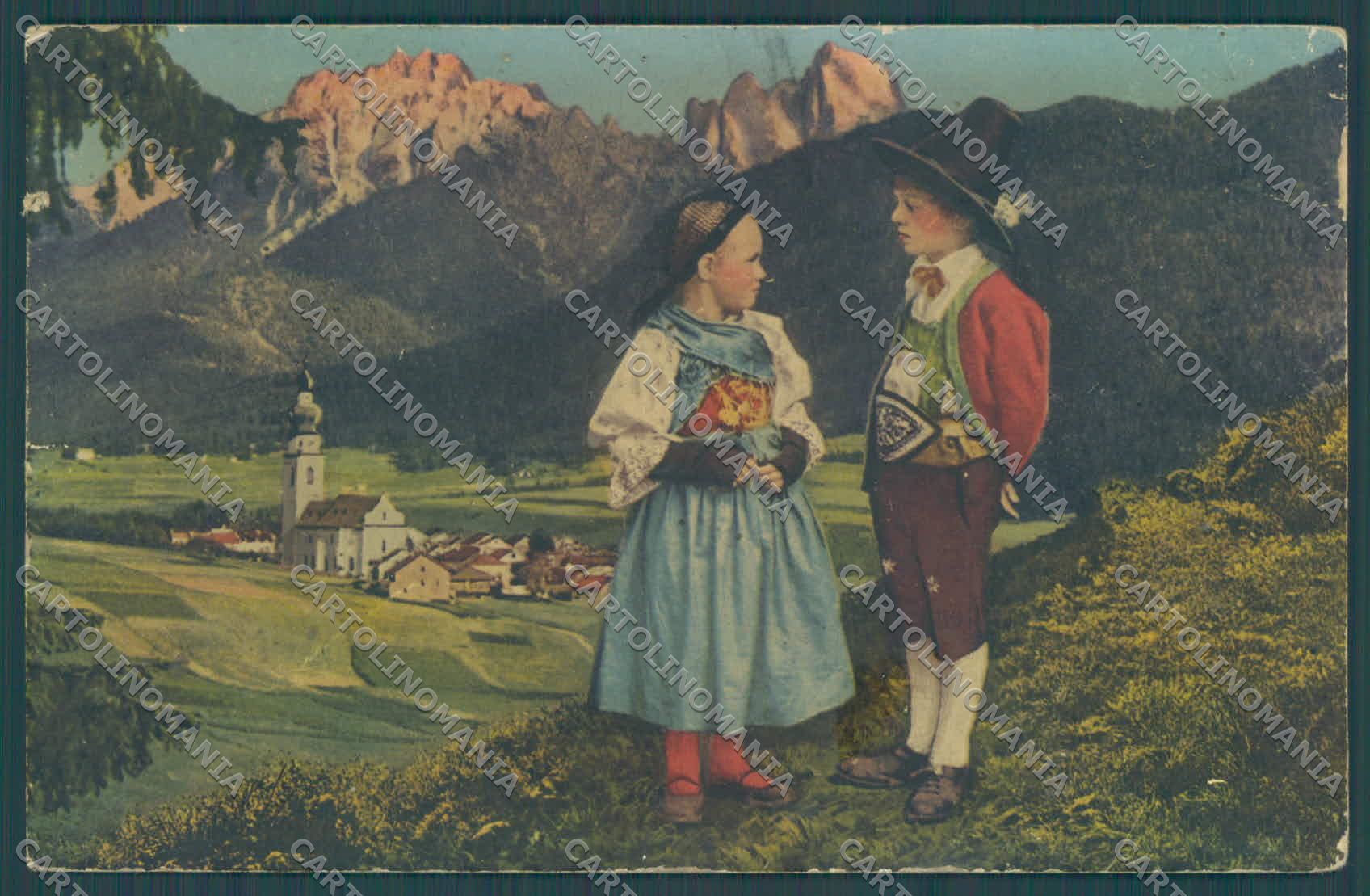 Bolzano Costumi STRAPPINO PIEGHINE cartolina ZC4840 – fronte