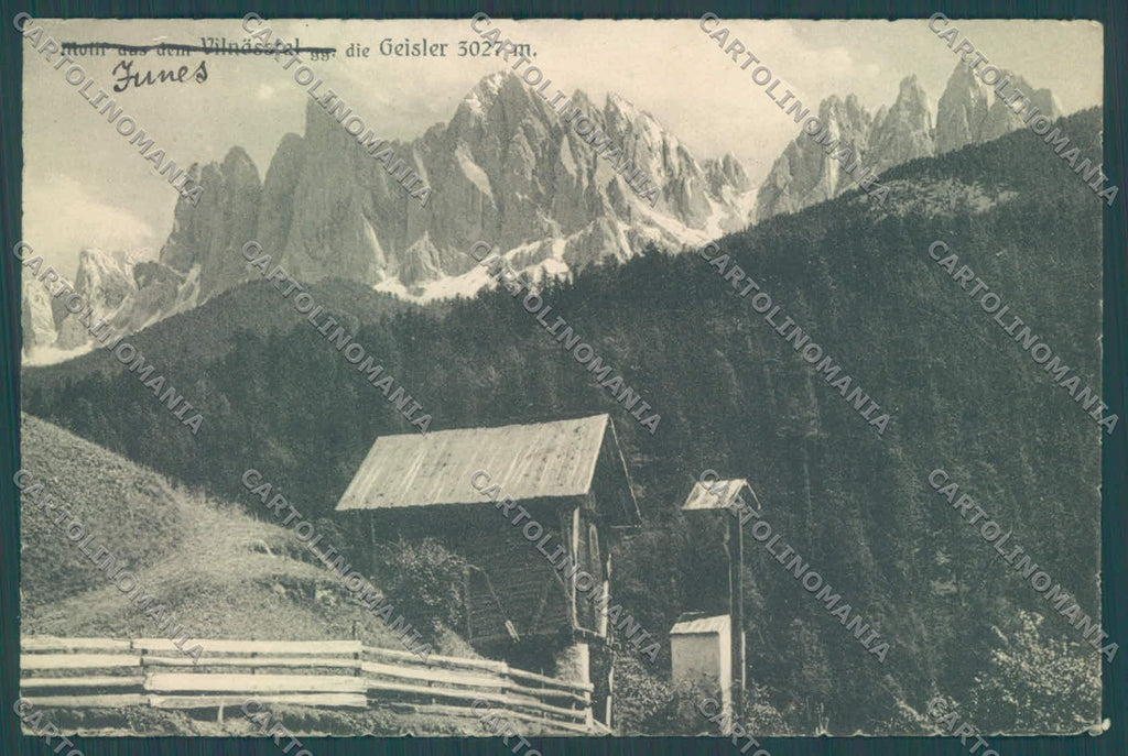 Bolzano Funes Gruppo Odle cartolina ZC4843 – fronte