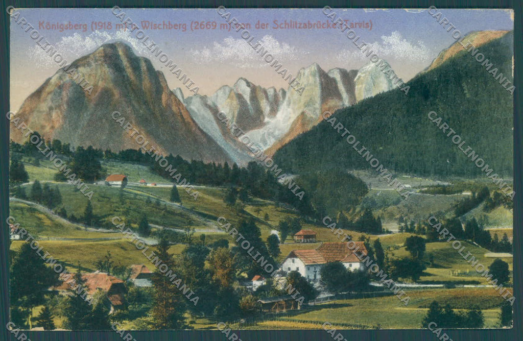 Udine Tarvisio Konigsberg Wischberg cartolina ZC4849 – fronte