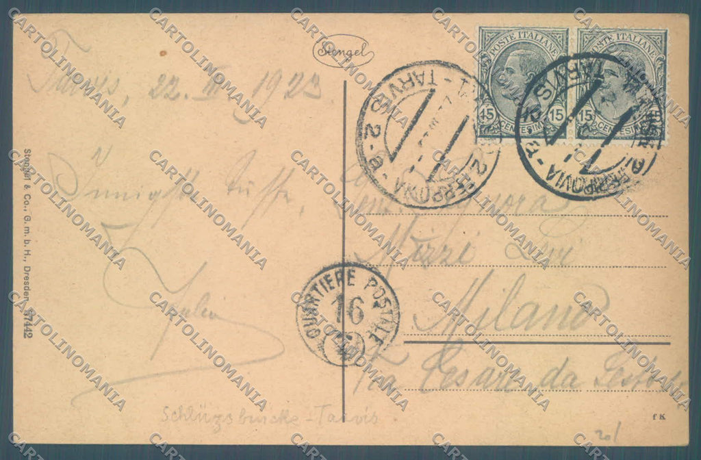 Udine Tarvisio Konigsberg Wischberg cartolina ZC4849 – retro