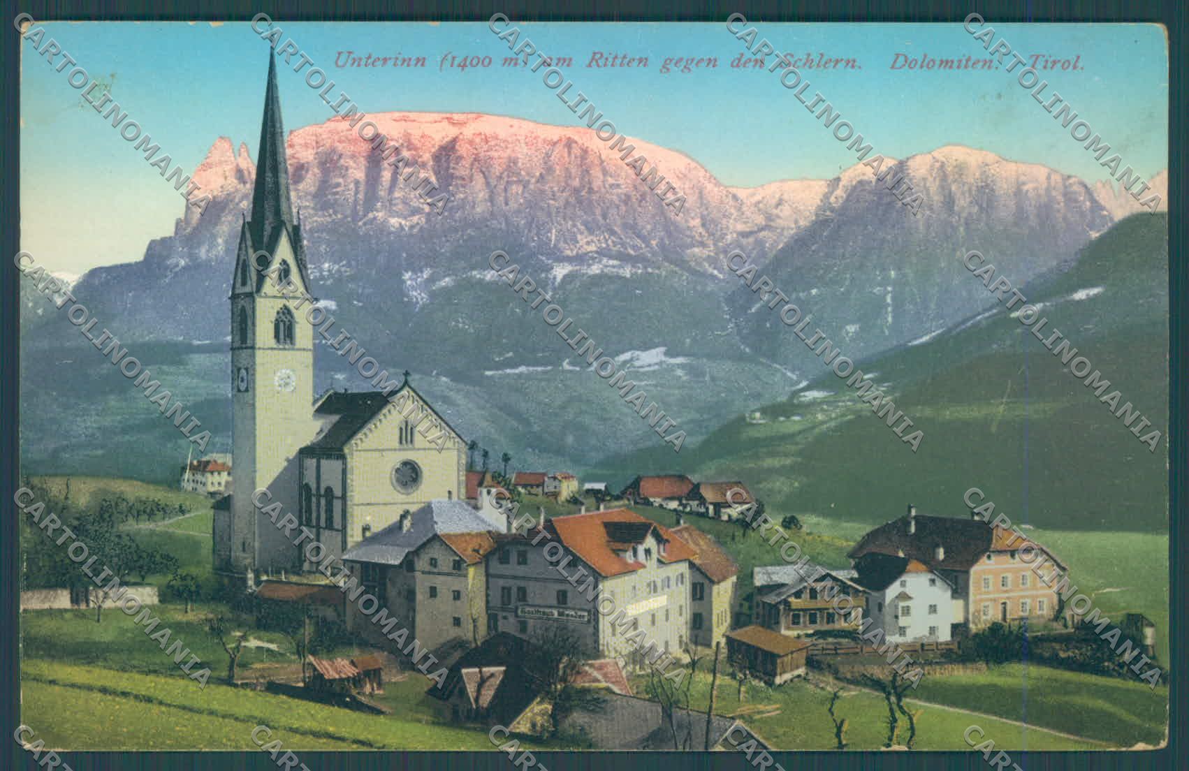 Bolzano Renon Sciliar cartolina ZC4858 – fronte