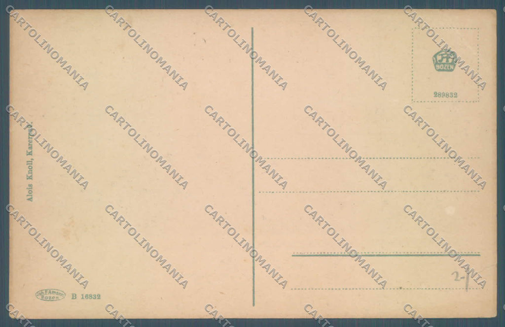 Bolzano Nova Levante Carezza Hotel Carezza Latemar PIEGHE cartolina ZC4864 – retro