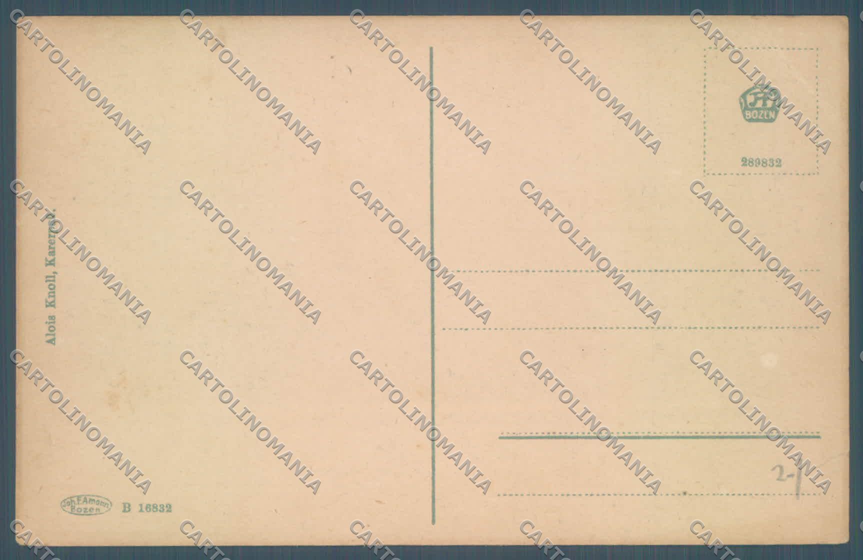 Bolzano Nova Levante Carezza Hotel Carezza Latemar PIEGHE cartolina ZC4864 – retro