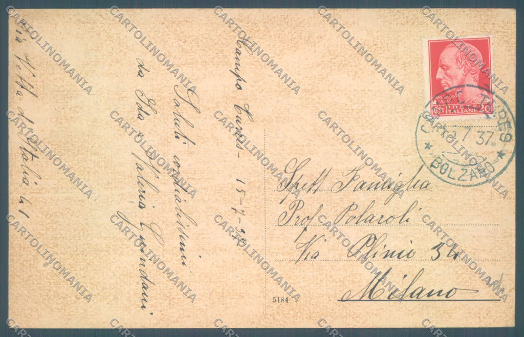 Bolzano Campo Tures cartolina ZC4876 – retro