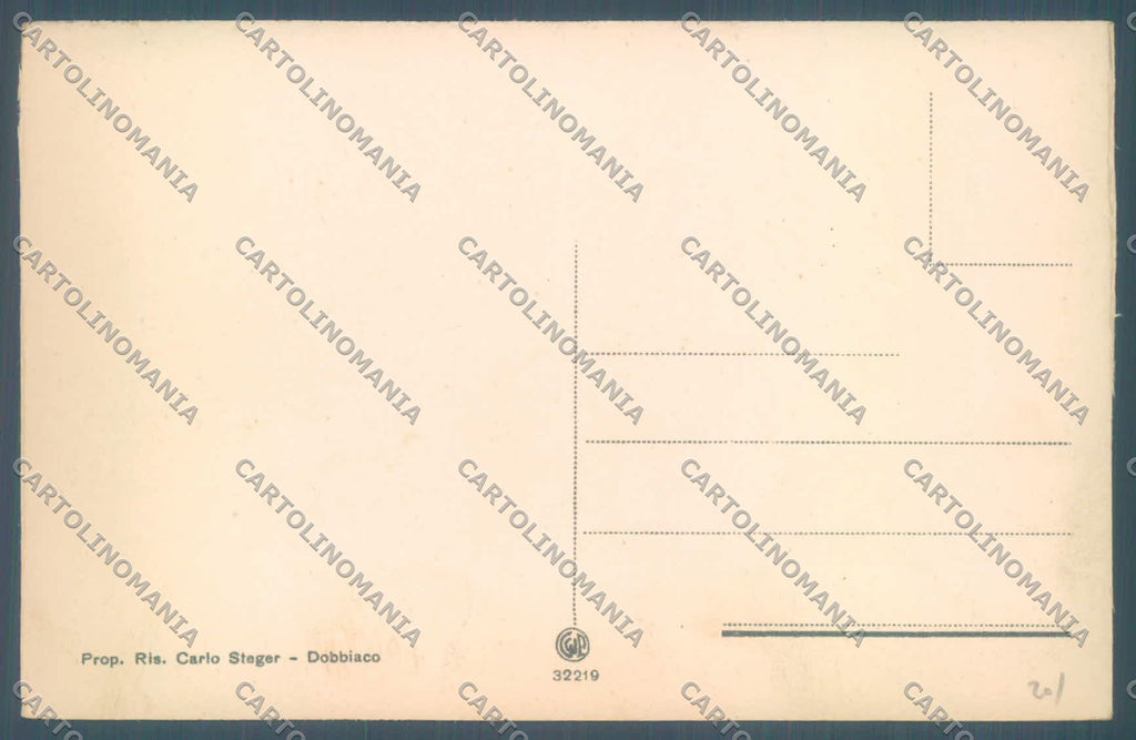 Bolzano Dobbiaco Carbonin cartolina ZC4883 – retro