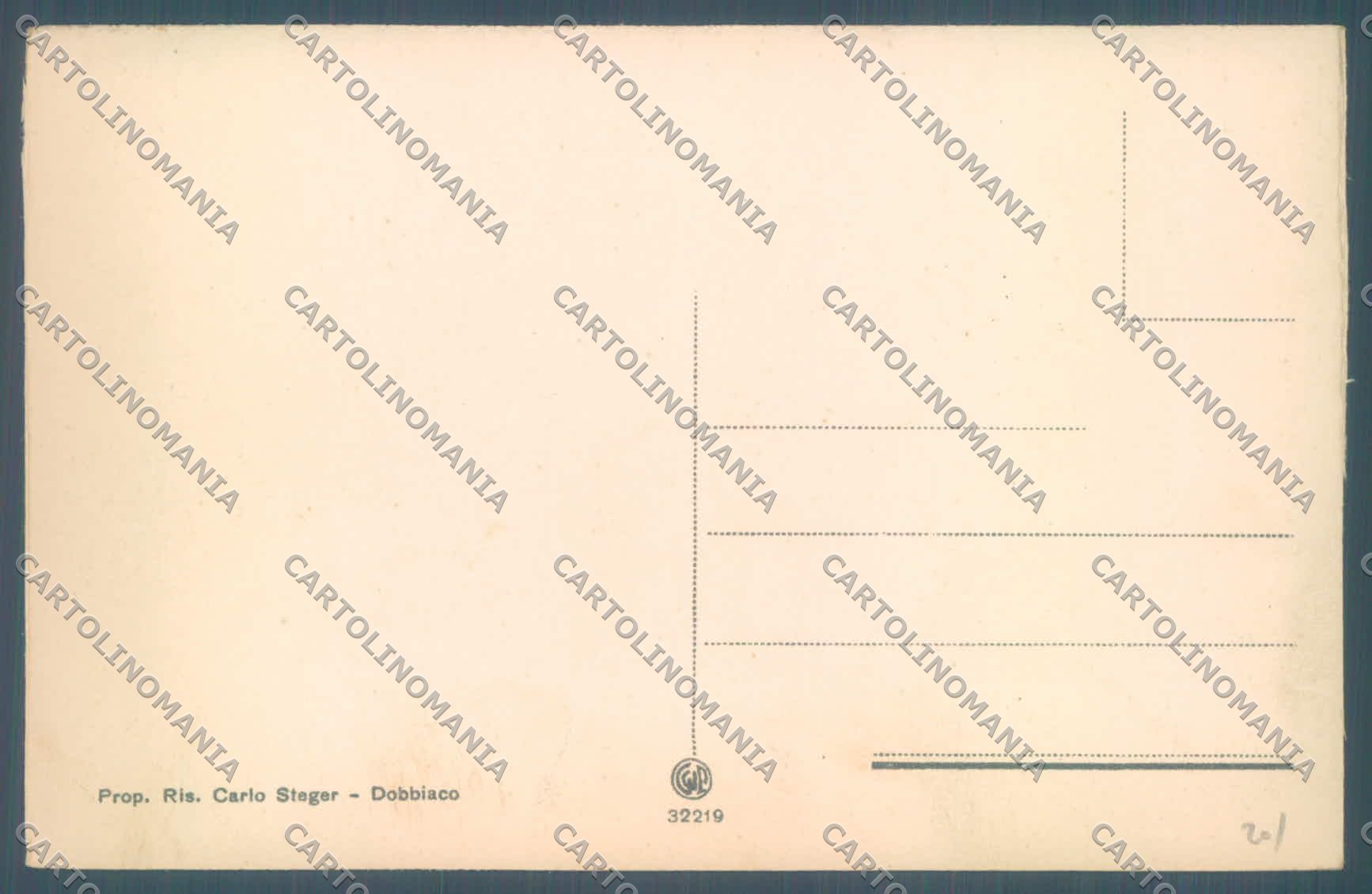 Bolzano Dobbiaco Carbonin cartolina ZC4883 – retro