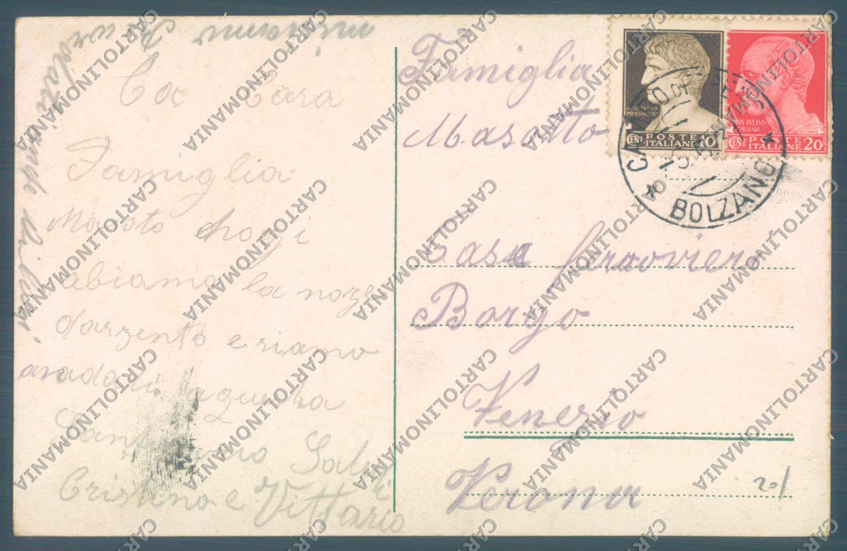 Bolzano Campo di Trens Maria di cartolina ZC4891 – retro