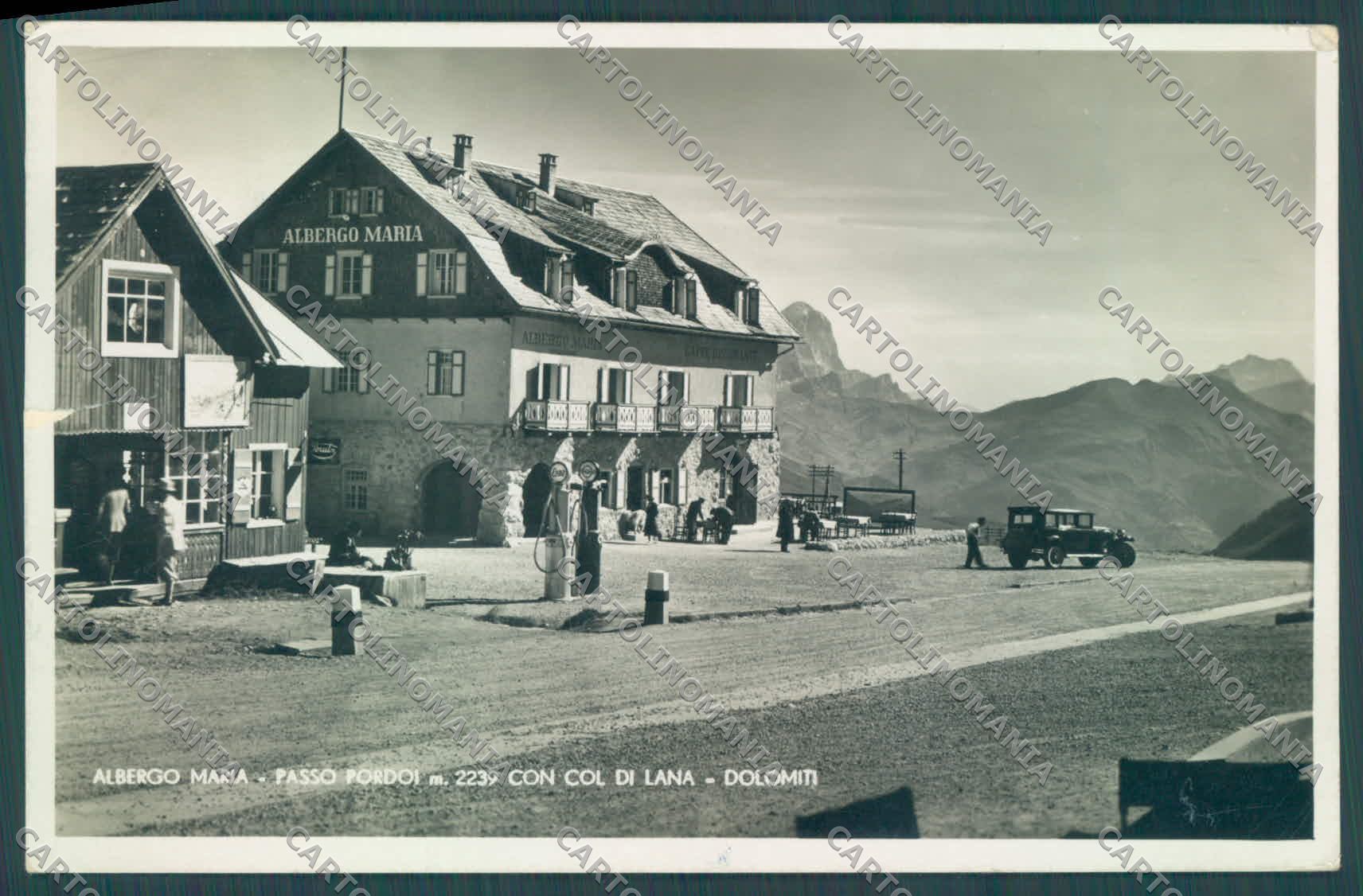 Trento Passo Pordi Col di Lana Albergo Maria STRAPPINO Foto cartolina ZC4917 – fronte