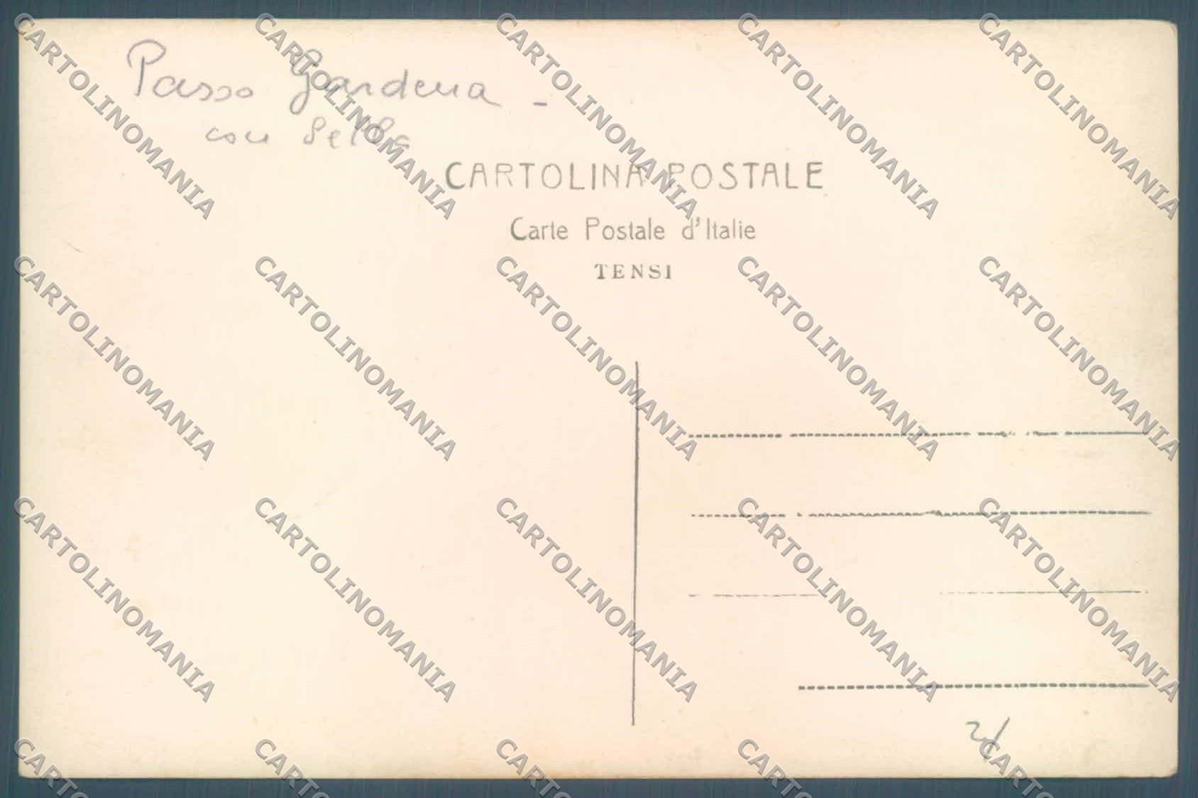 Bolzano Passo Gardena Gruppo Sella Foto cartolina ZC4923 – retro