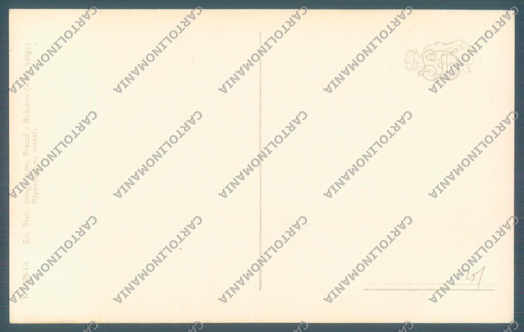Bolzano Costumi cartolina ZC4988 – retro