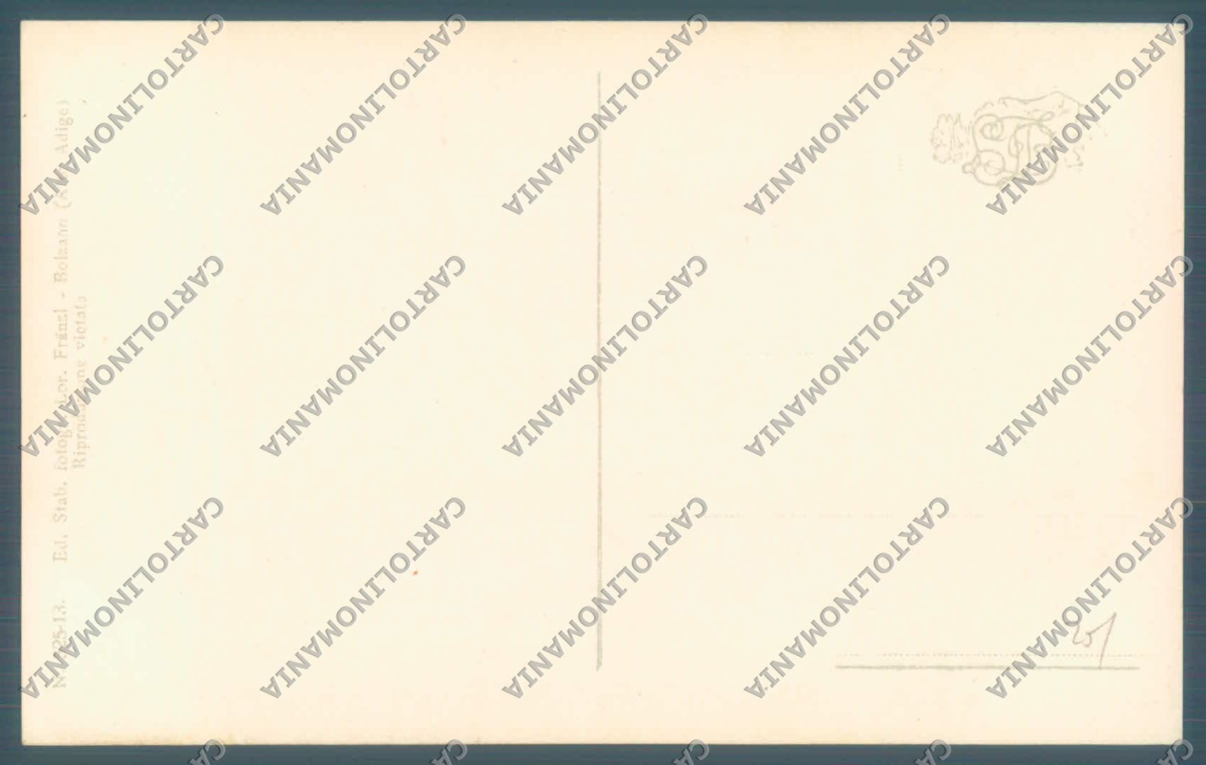 Bolzano Costumi cartolina ZC4988 – retro