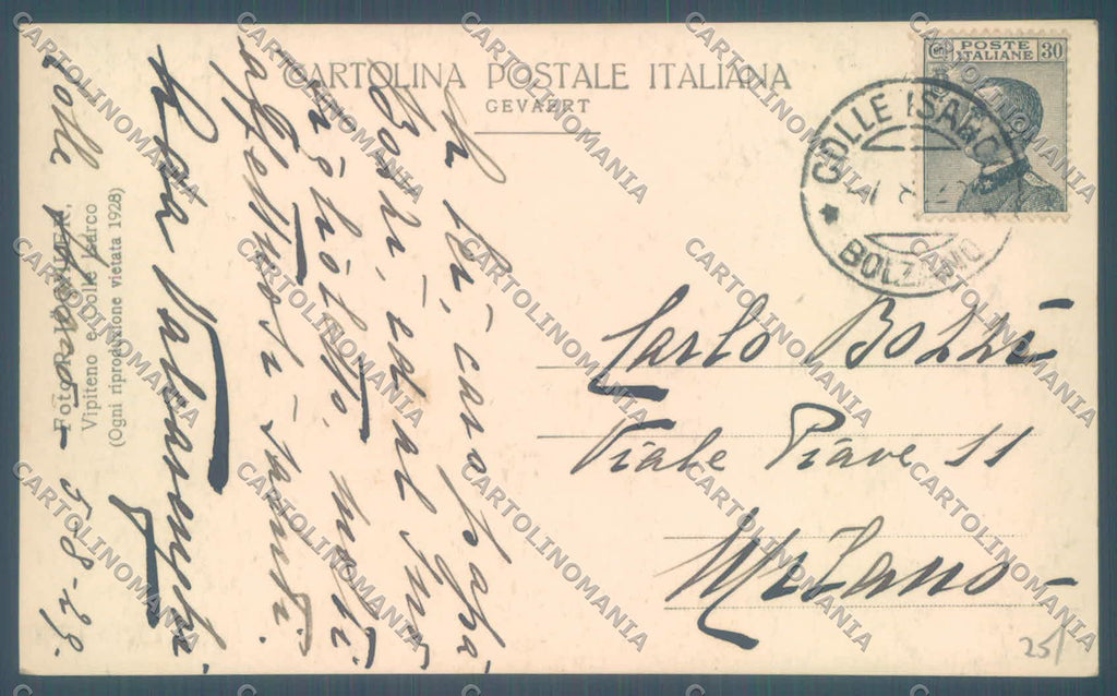 Bolzano Vipiteno Colle Isarco Foto cartolina ZC4996 – retro