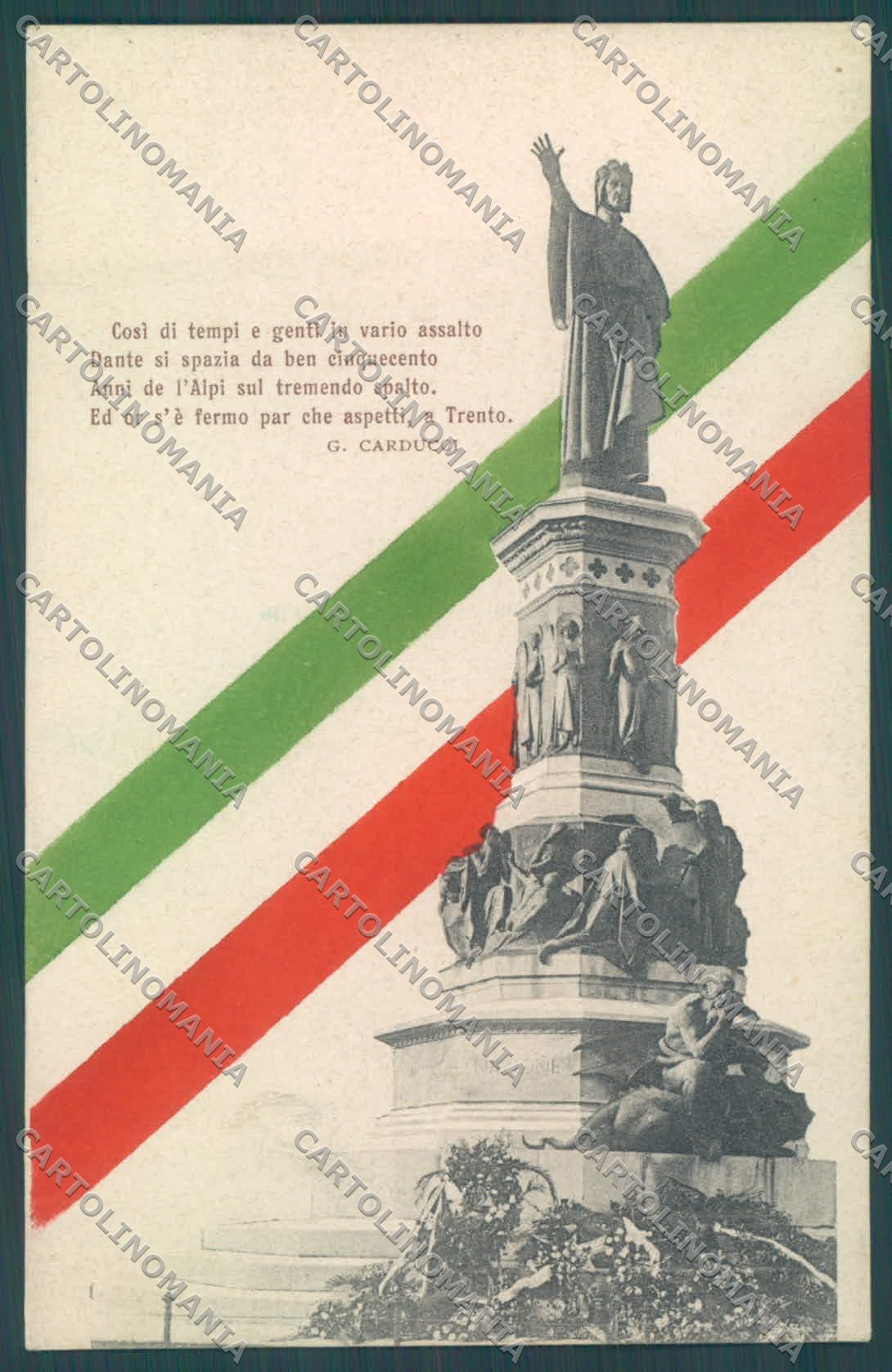 Trento Città Carducci cartolina ZC5014 – fronte