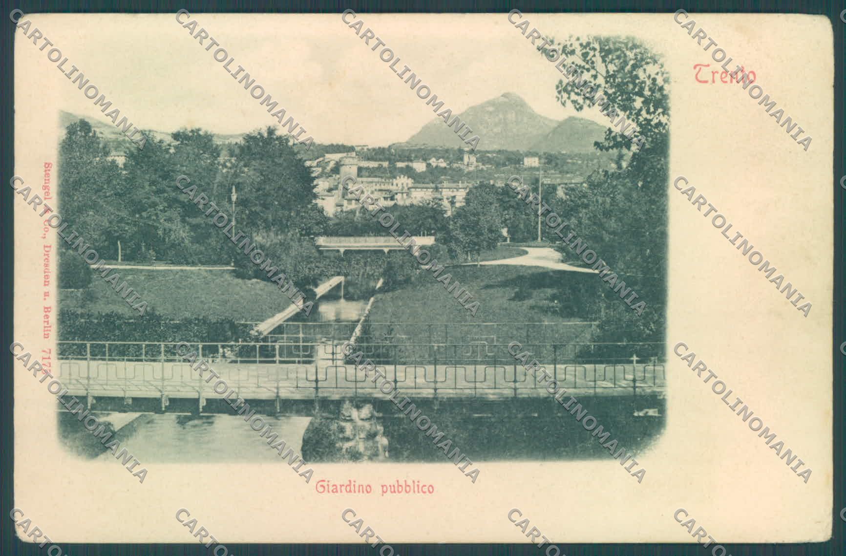 Trento Città PIEGHINA cartolina ZC5045 – fronte
