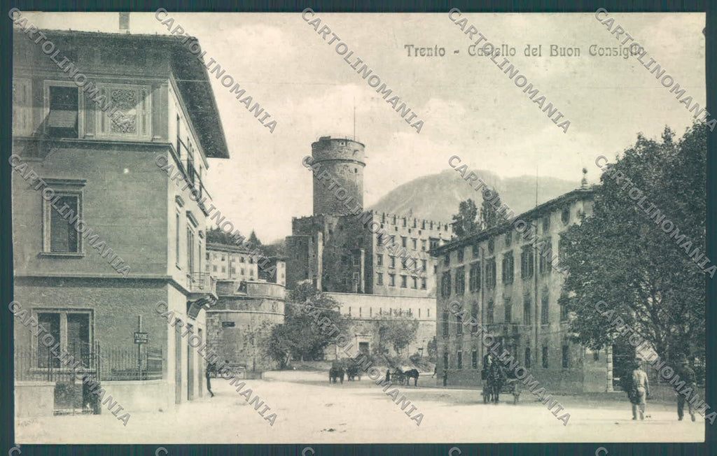 Trento Città Castello del Buon Consiglio cartolina ZC5049 – fronte