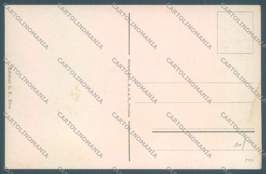 Trento Riva Lago di Garda Battello cartolina ZC5067 – retro