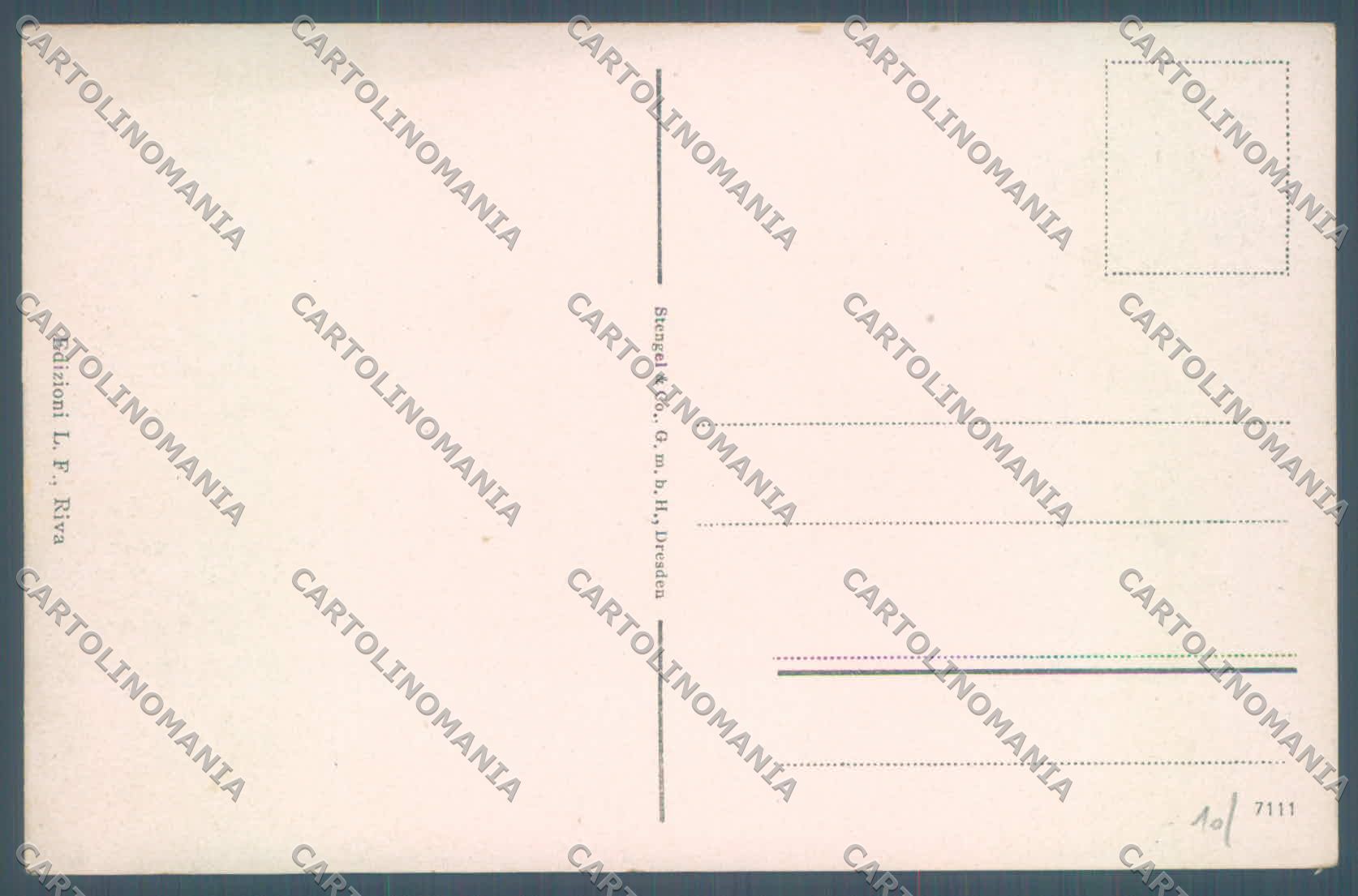 Trento Riva Lago di Garda Battello cartolina ZC5073 – retro