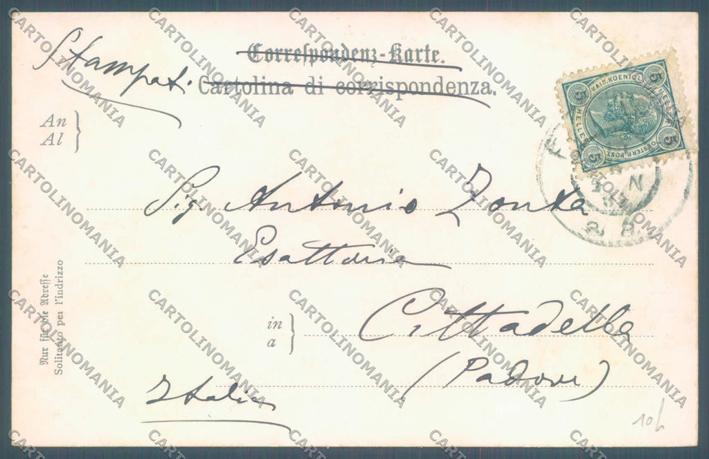 Trento Riva Lago di Garda cartolina ZC5074 – retro