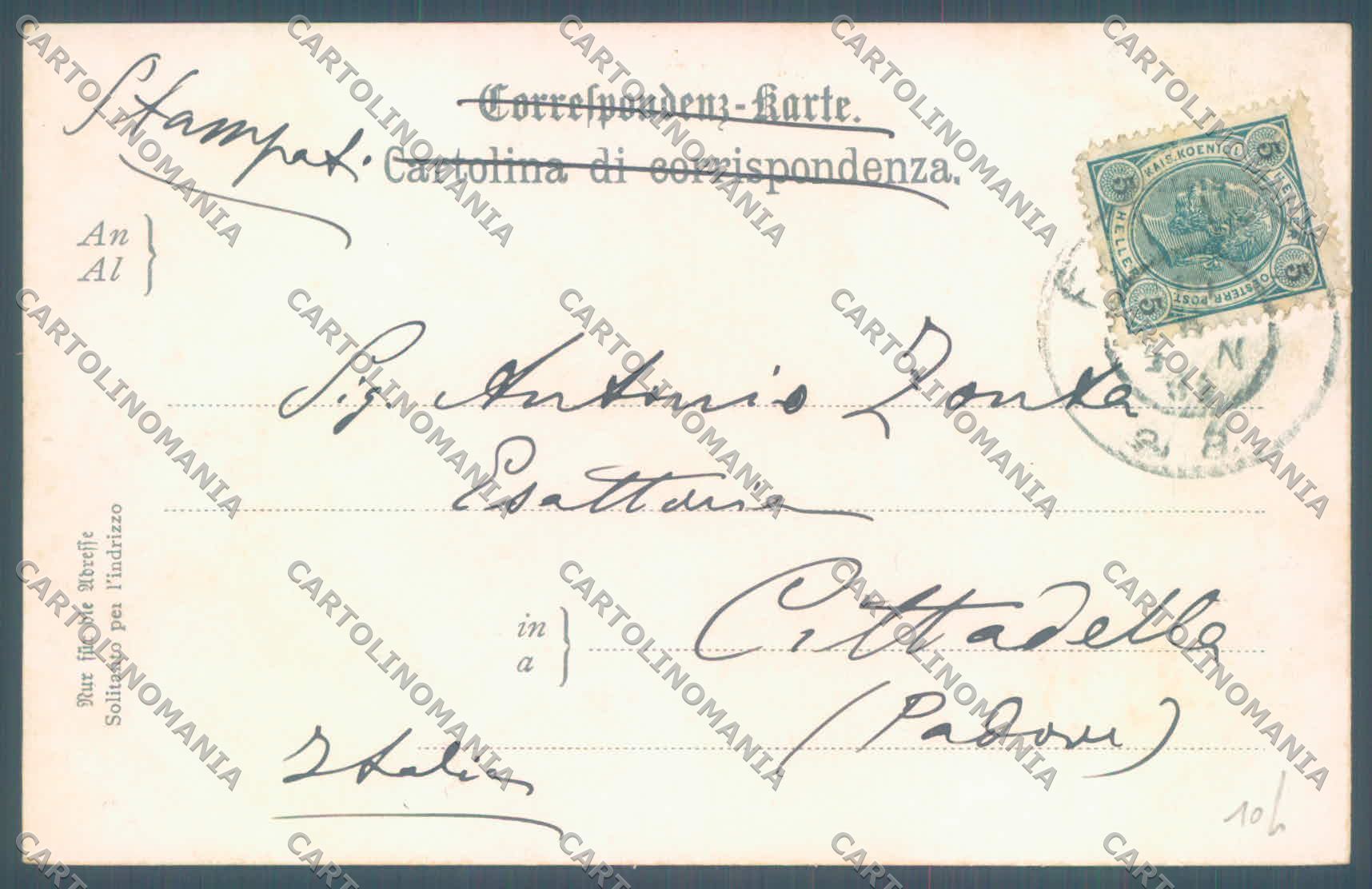 Trento Riva Lago di Garda cartolina ZC5074 – retro