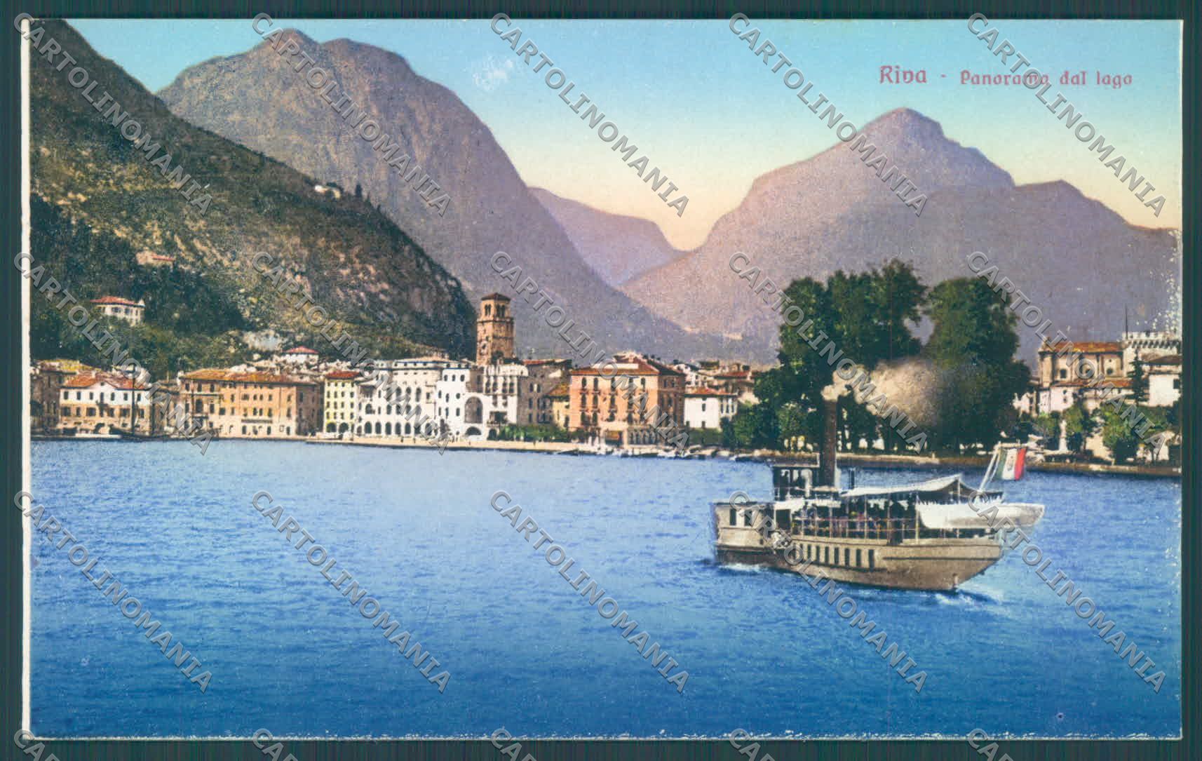 Trento Riva Lago di Garda Battello cartolina ZC5078 – fronte