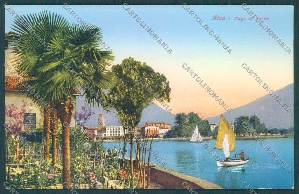 Trento Riva Lago di Garda Barche cartolina ZC5079 – fronte