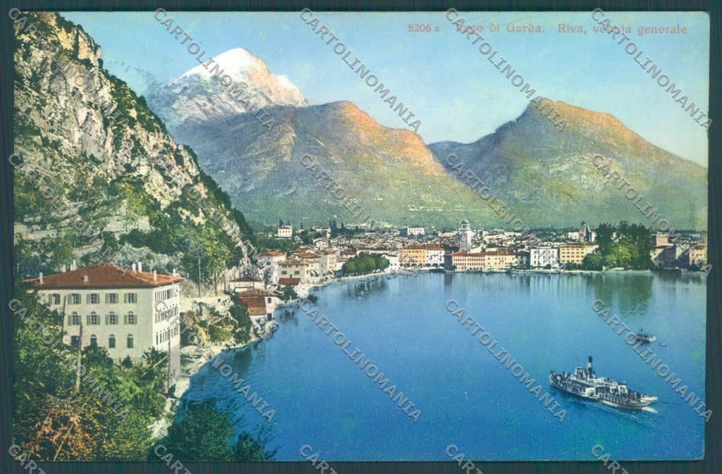 Trento Riva Lago di Garda Battello cartolina ZC5085 – fronte