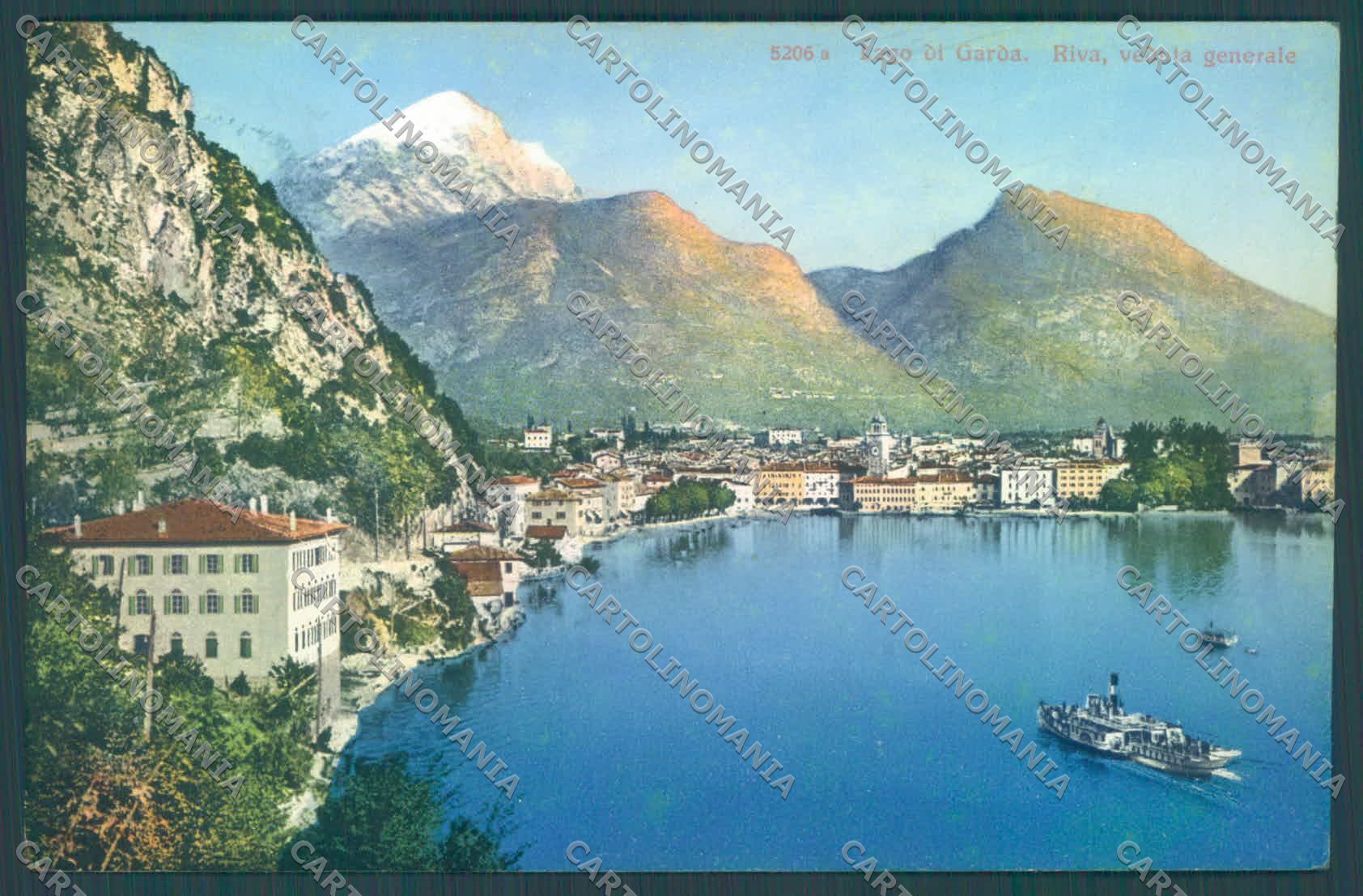 Trento Riva Lago di Garda Battello cartolina ZC5085 – fronte