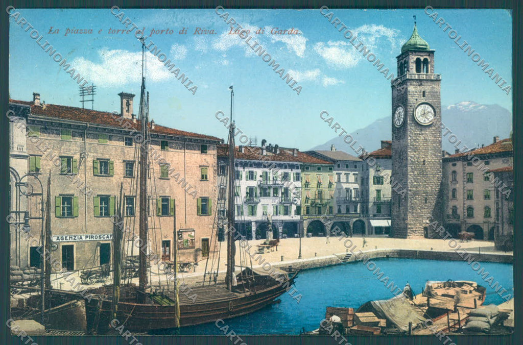 Trento Riva Lago di Garda Barche cartolina ZC5093 – fronte