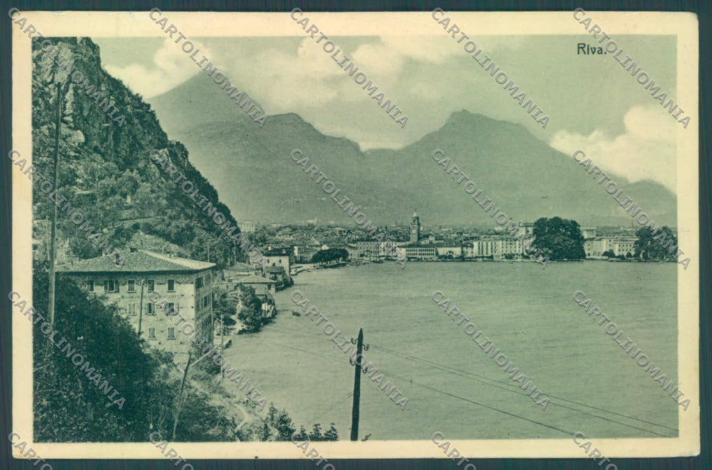 Trento Riva Lago di Garda TRACCE UMIDO cartolina ZC5101 – fronte