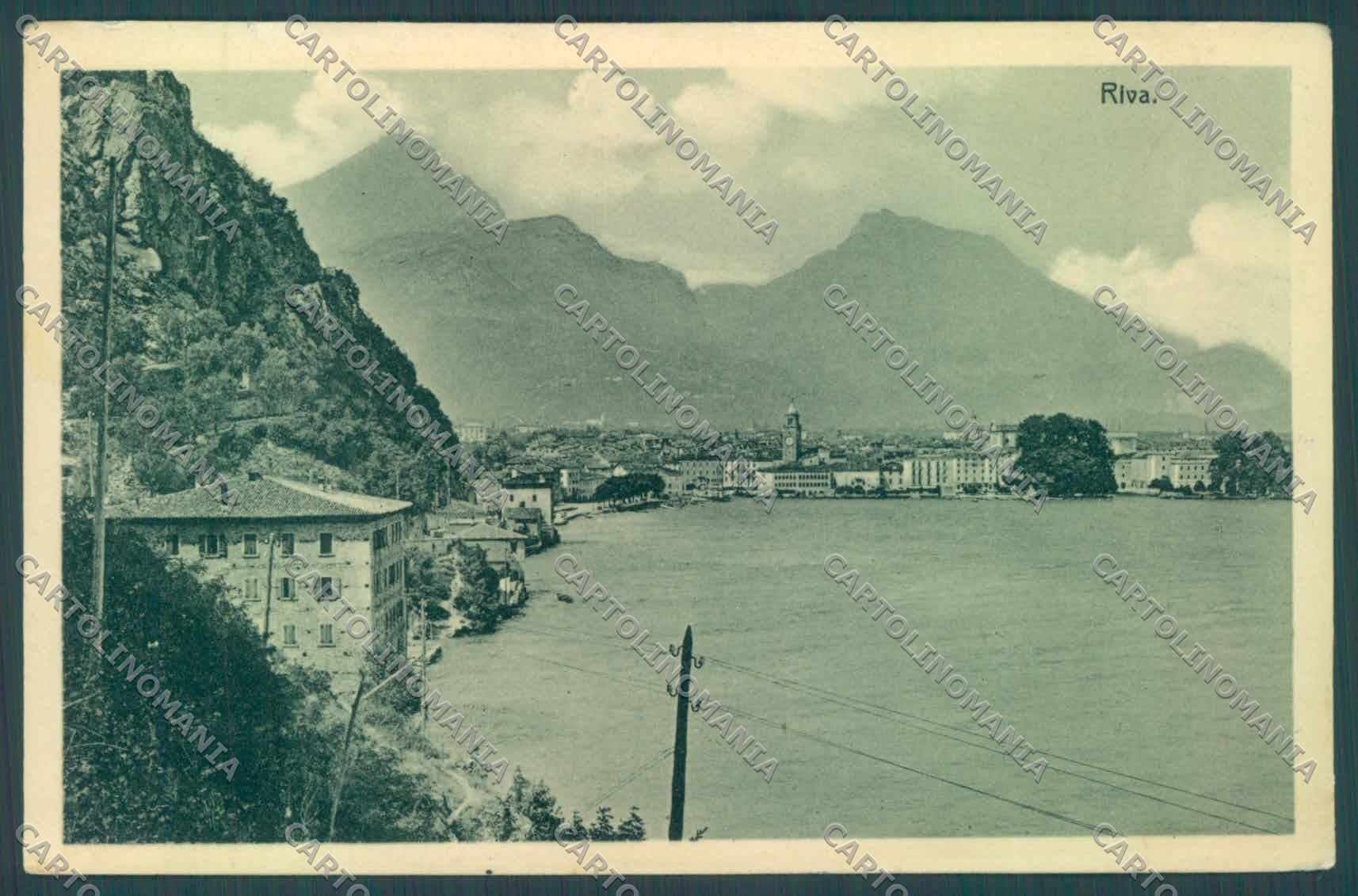 Trento Riva Lago di Garda TRACCE UMIDO cartolina ZC5101 – fronte