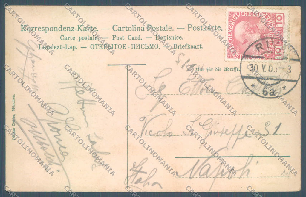 Trento Riva Lago di Garda cartolina ZC5112 – retro