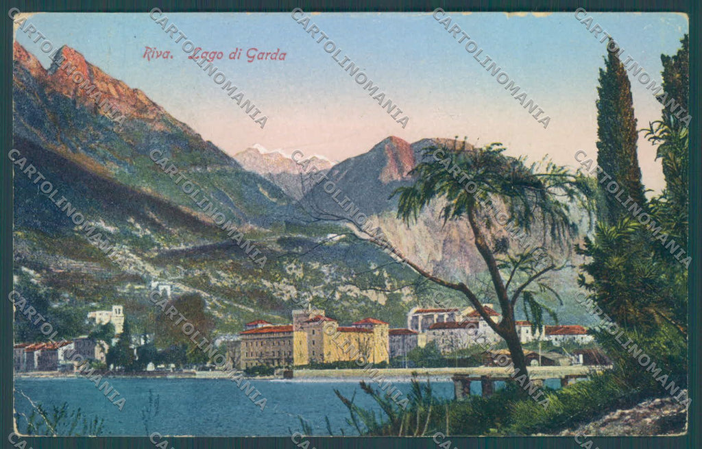Trento Riva Lago di Garda PIEGHINA cartolina ZC5113 – fronte