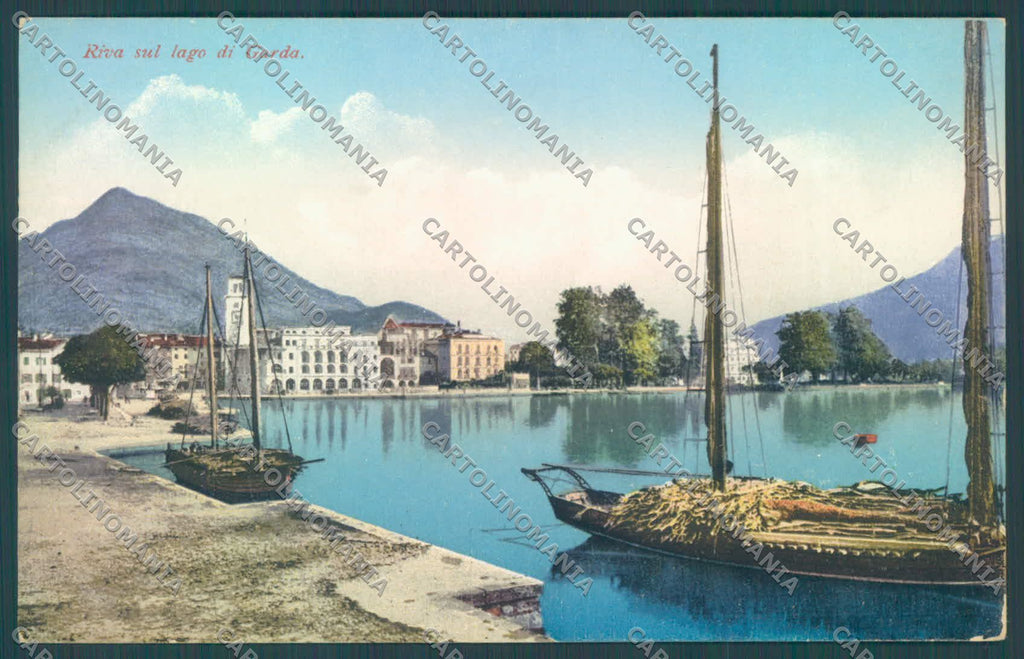 Trento Riva Lago di Garda Barche cartolina ZC5117 – fronte
