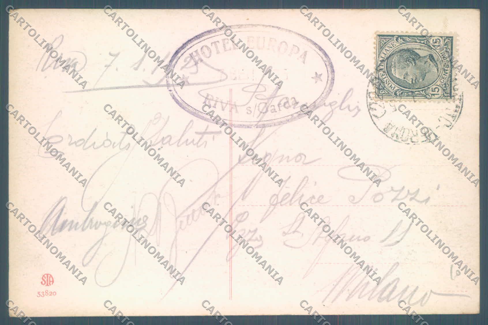 Trento Riva Lago di Garda cartolina ZC5135 – retro